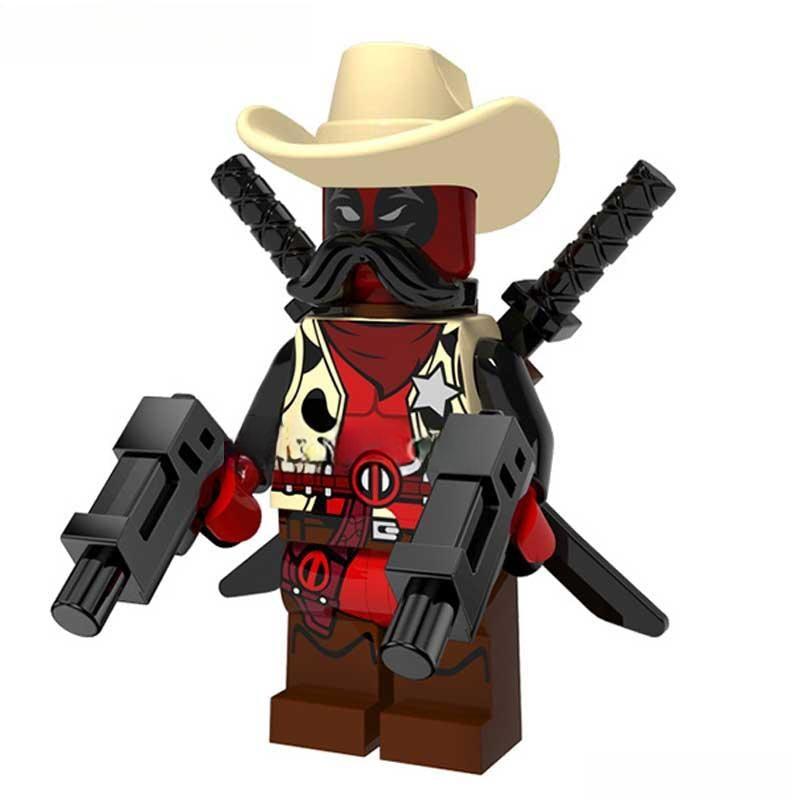 Marvel Lego Custom Minifigure - Cowboy Deadpool 2