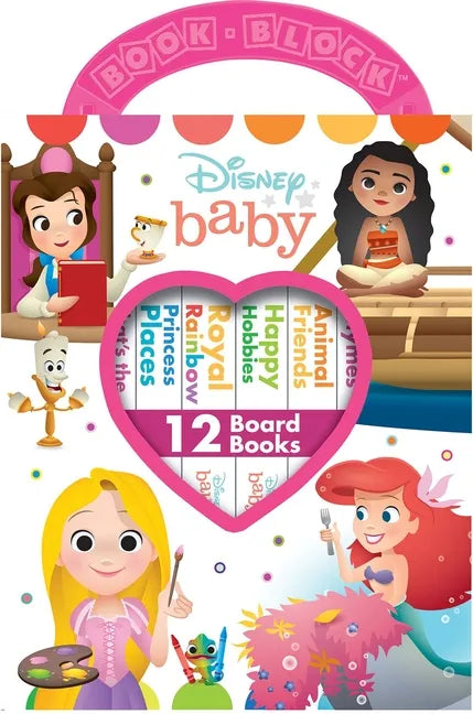 Disney Princess Board Book Set - Disney Baby: 12 Board Books
