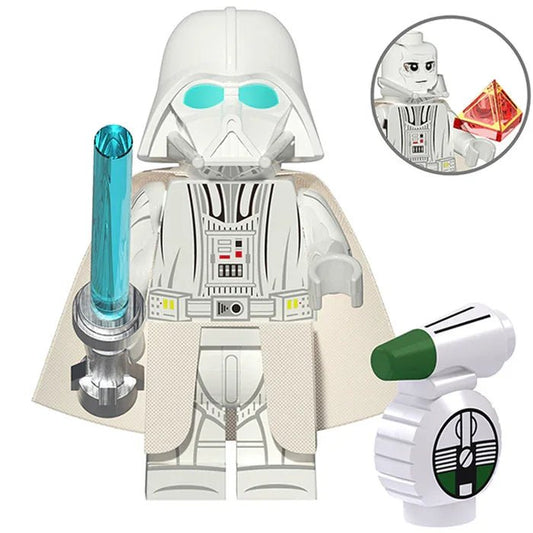 Star Wars Lego Custom Minifigure - Darth Vader 4 (White)