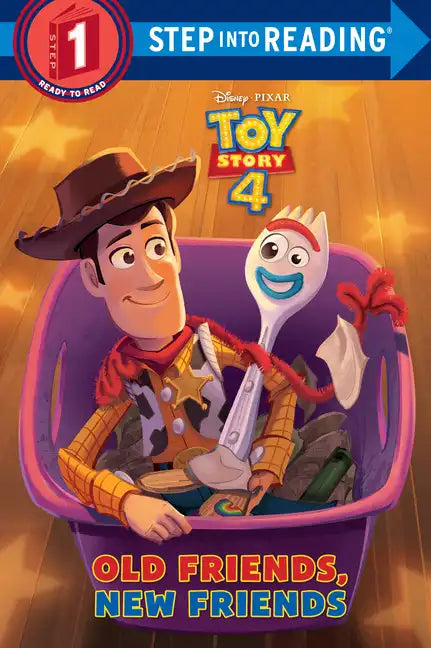 Disney Paperback Book - Old Friends, New Friends (Toy Story 4)