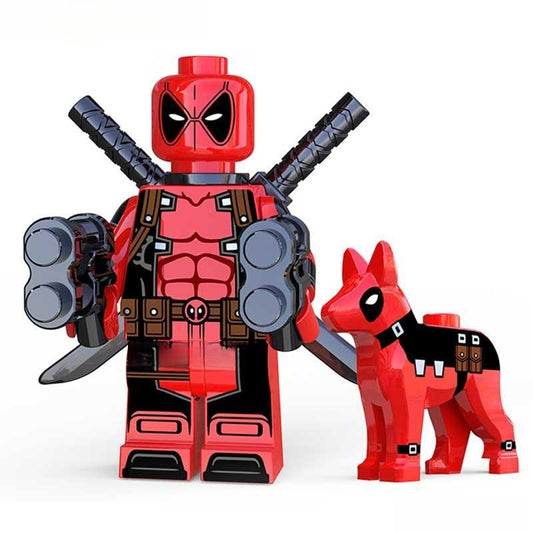 Marvel Lego Custom Minifigure - Deadpool & Dog 7