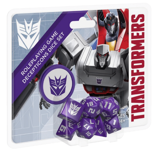 Transformers RPG Decepticons Dice Set