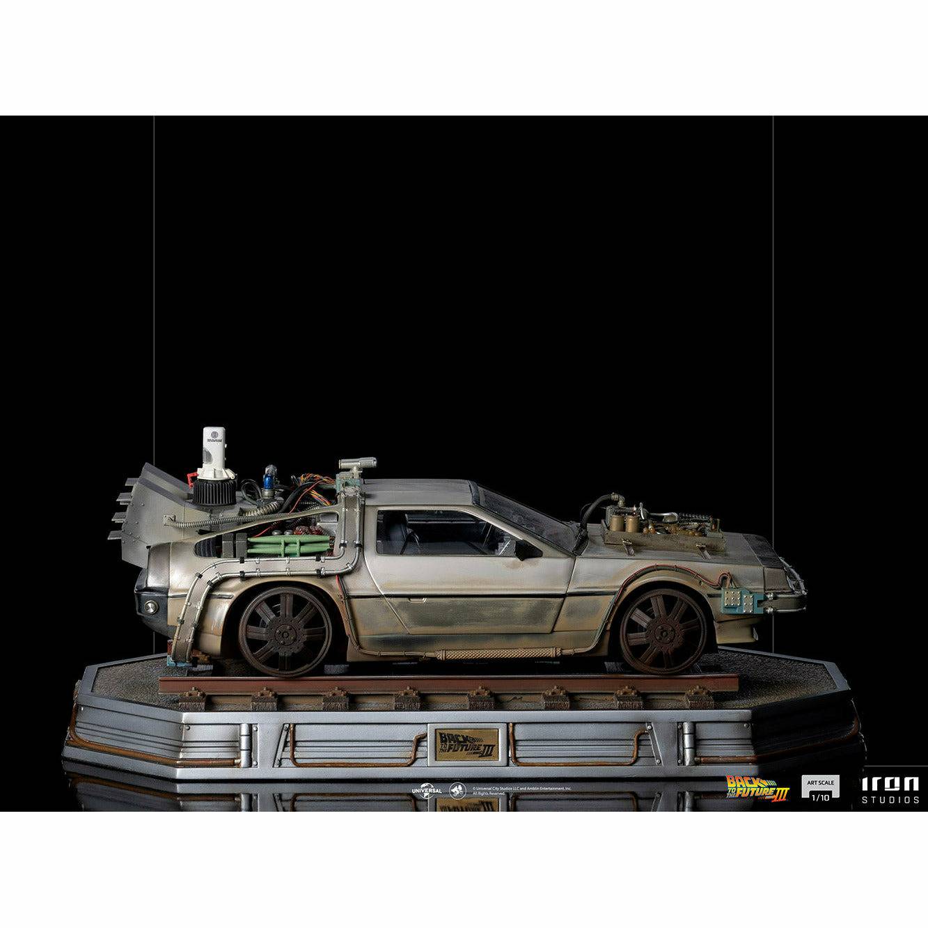 Back to the Future Statue - Iron Studios Back to the Future Part III DeLorean 1:10 Scale