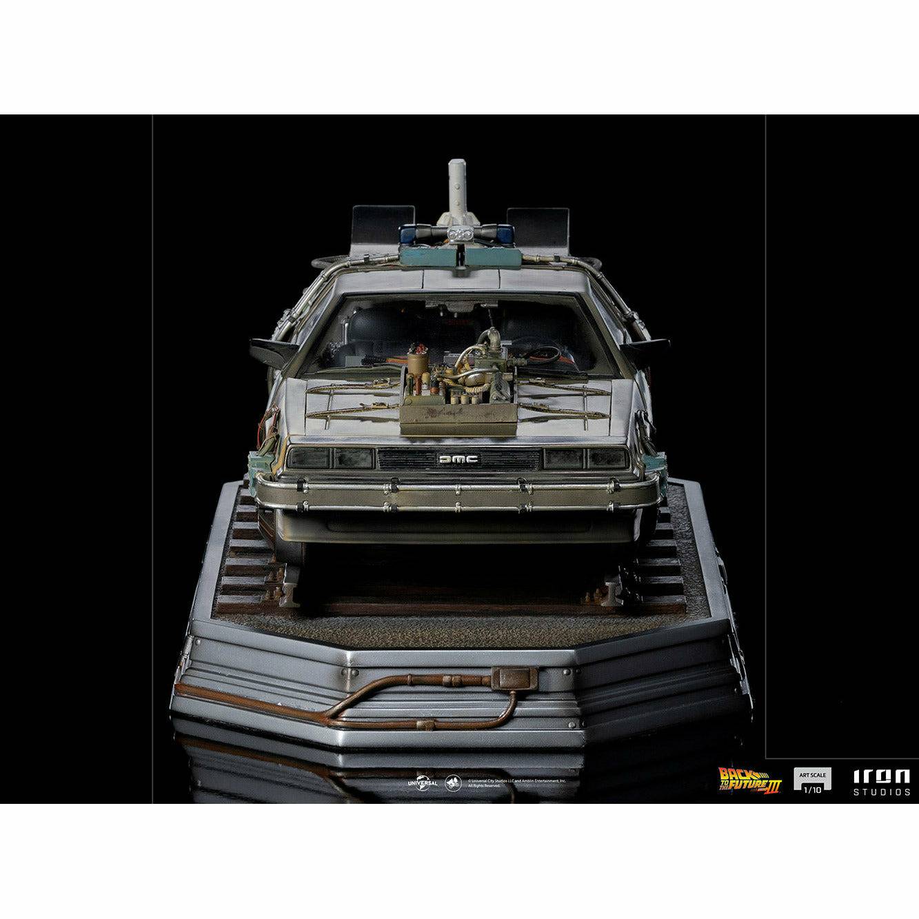 Back to the Future Statue - Iron Studios Back to the Future Part III DeLorean 1:10 Scale