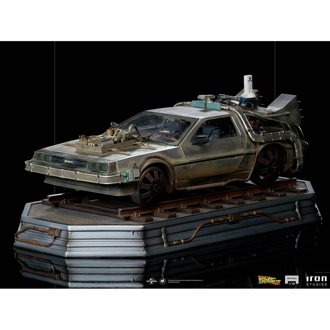 Back to the Future Statue - Iron Studios Back to the Future Part III DeLorean 1:10 Scale