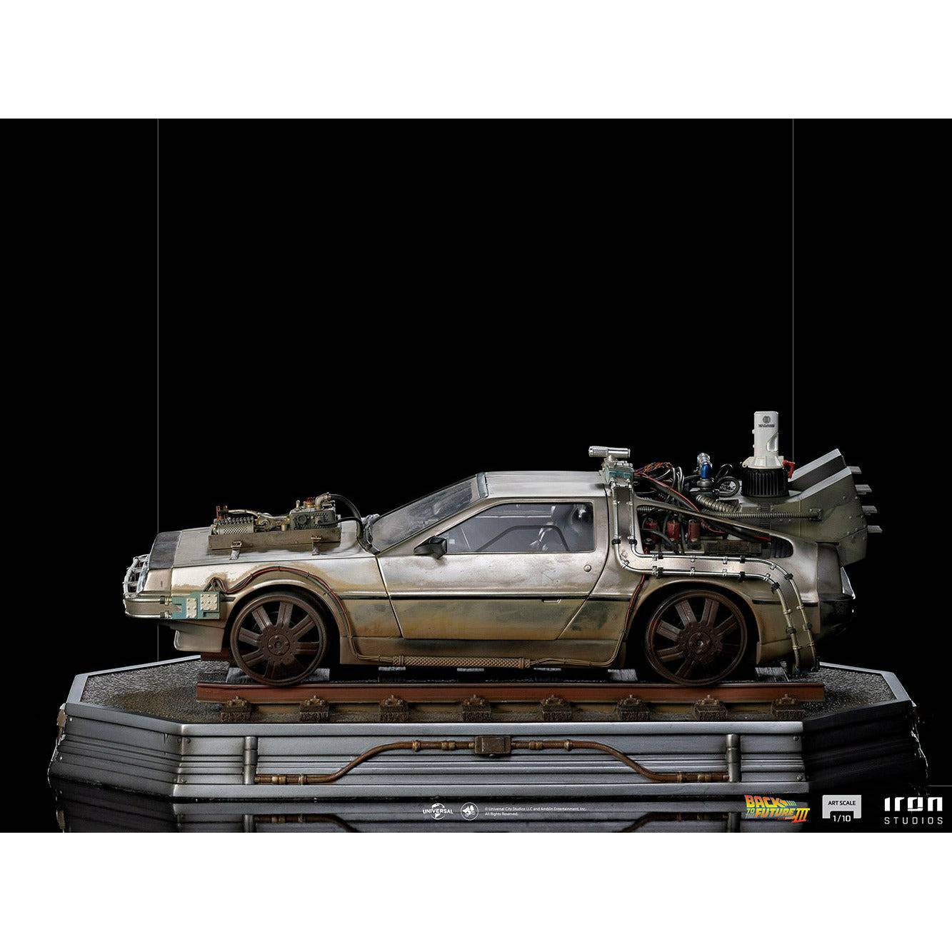 Back to the Future Statue - Iron Studios Back to the Future Part III DeLorean 1:10 Scale