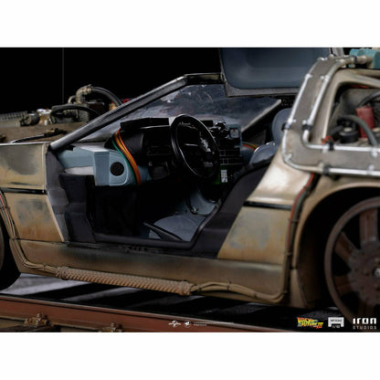 Back to the Future Statue - Iron Studios Back to the Future Part III DeLorean 1:10 Scale