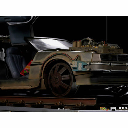 Back to the Future Statue - Iron Studios Back to the Future Part III DeLorean 1:10 Scale