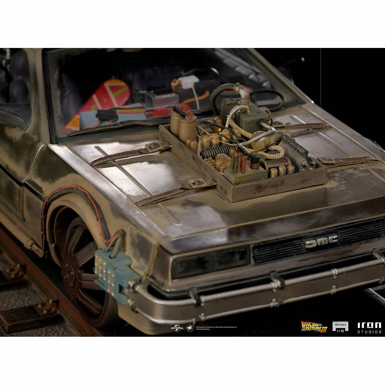 Back to the Future Statue - Iron Studios Back to the Future Part III DeLorean 1:10 Scale