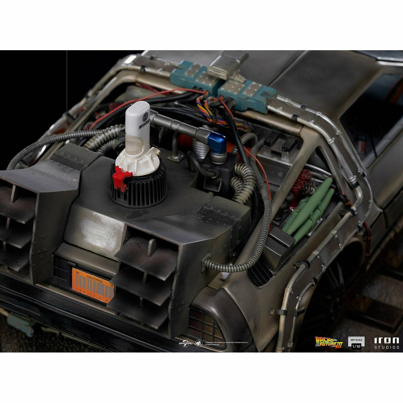 Back to the Future Statue - Iron Studios Back to the Future Part III DeLorean 1:10 Scale