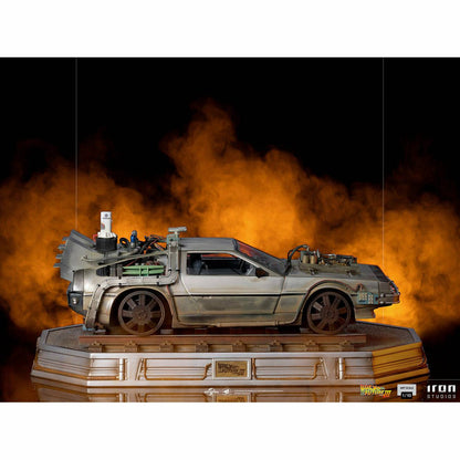 Back to the Future Statue - Iron Studios Back to the Future Part III DeLorean 1:10 Scale
