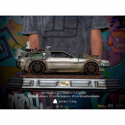 Back to the Future Statue - Iron Studios Back to the Future Part III DeLorean 1:10 Scale