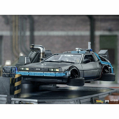 Back to the Future Statue - Iron Studios Back to the Future Part II DeLorean (Regular Version) 1:10 Scale