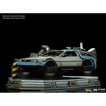 Back to the Future Statue - Iron Studios Back to the Future Part II DeLorean (Regular Version) 1:10 Scale