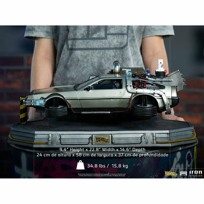 Back to the Future Statue - Iron Studios Back to the Future Part II DeLorean (Regular Version) 1:10 Scale