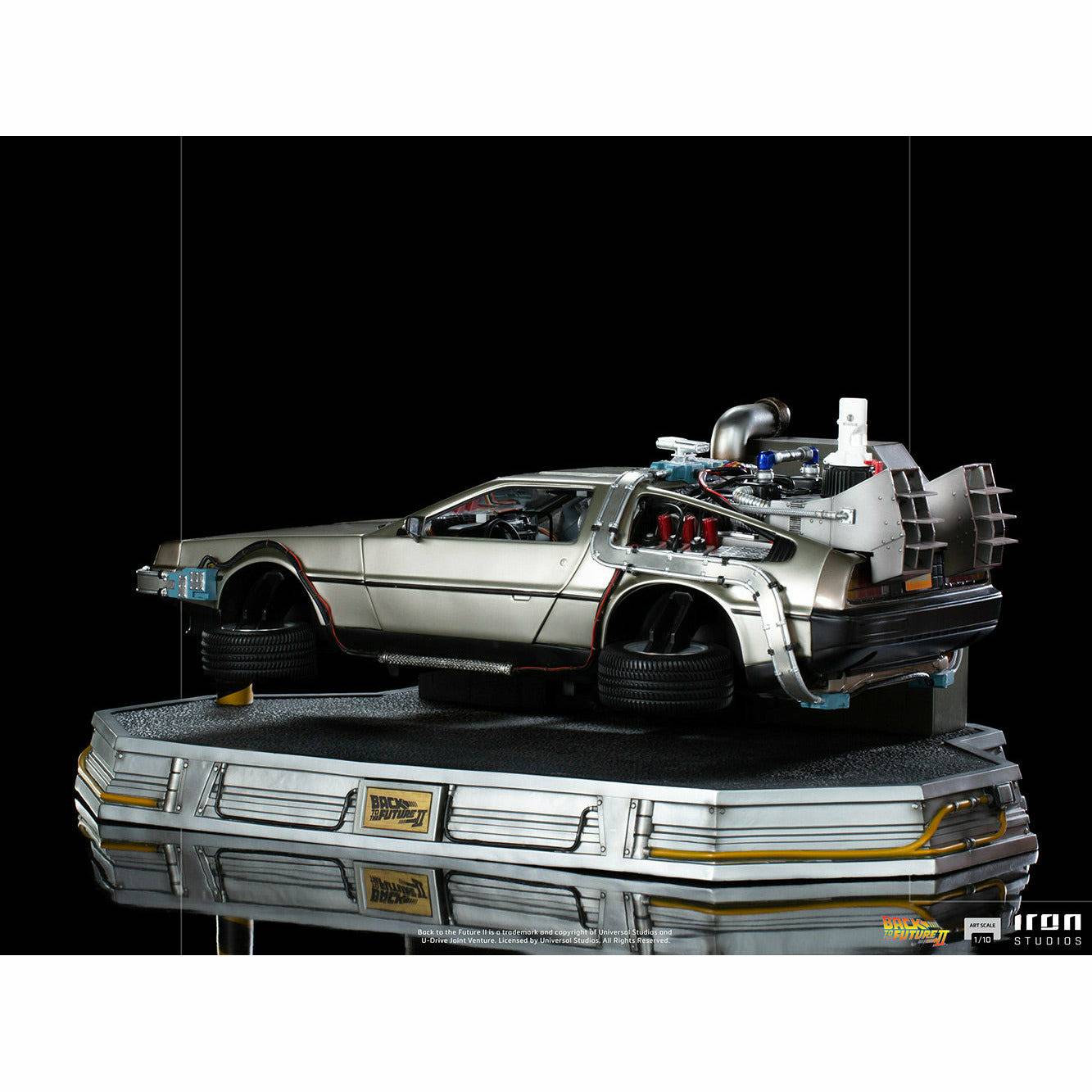 Back to the Future Statue - Iron Studios Back to the Future Part II DeLorean (Regular Version) 1:10 Scale