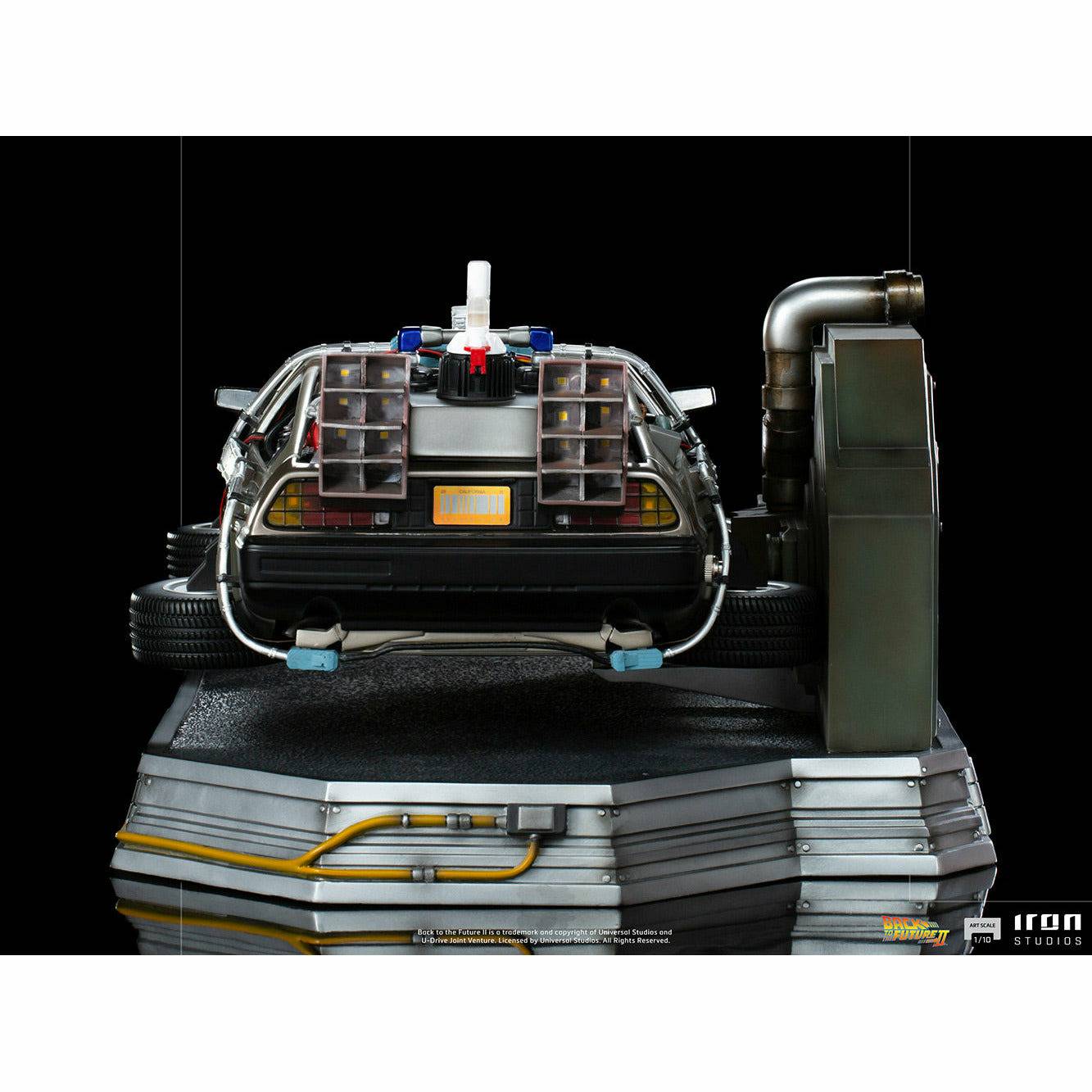Back to the Future Statue - Iron Studios Back to the Future Part II DeLorean (Regular Version) 1:10 Scale