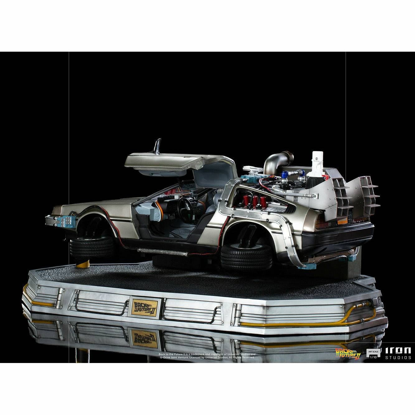 Back to the Future Statue - Iron Studios Back to the Future Part II DeLorean (Regular Version) 1:10 Scale