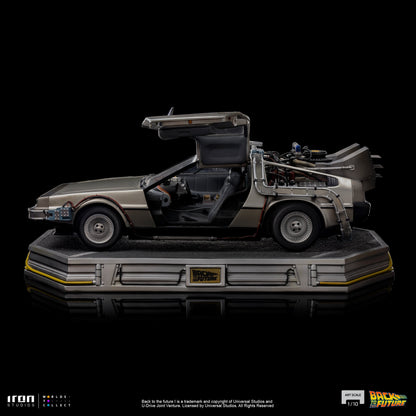 Back to the Future Statue - Iron Studios Back to the Future DeLorean 1:10 Scale