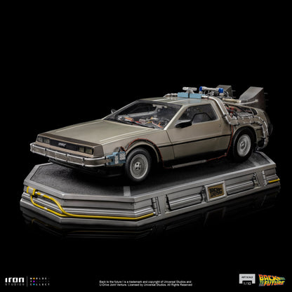 Back to the Future Statue - Iron Studios Back to the Future DeLorean 1:10 Scale