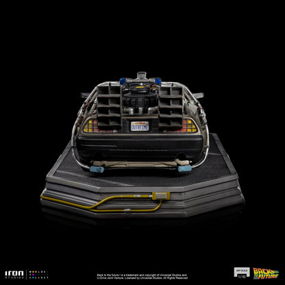 Back to the Future Statue - Iron Studios Back to the Future DeLorean 1:10 Scale