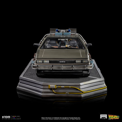 Back to the Future Statue - Iron Studios Back to the Future DeLorean 1:10 Scale
