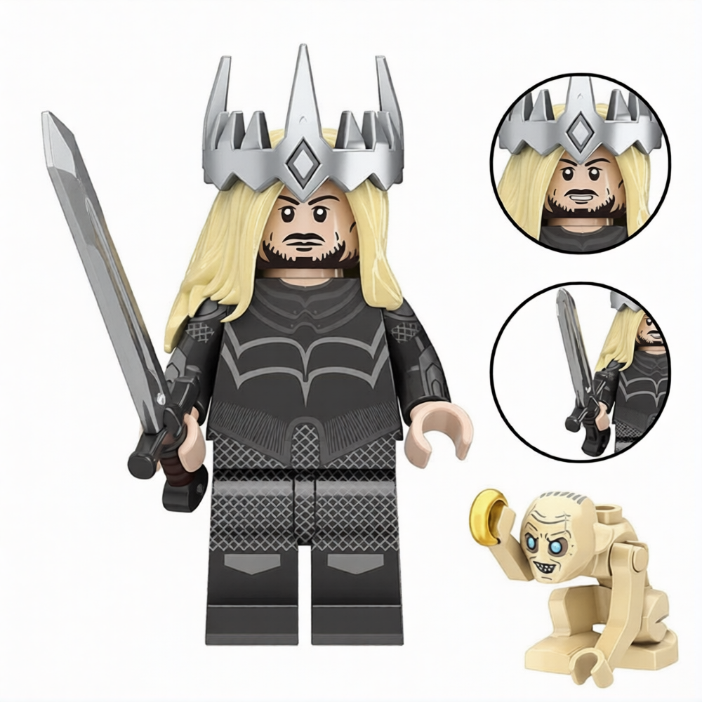 Movies Lego Custom Minifigure - Halbrand Lord of The Rings