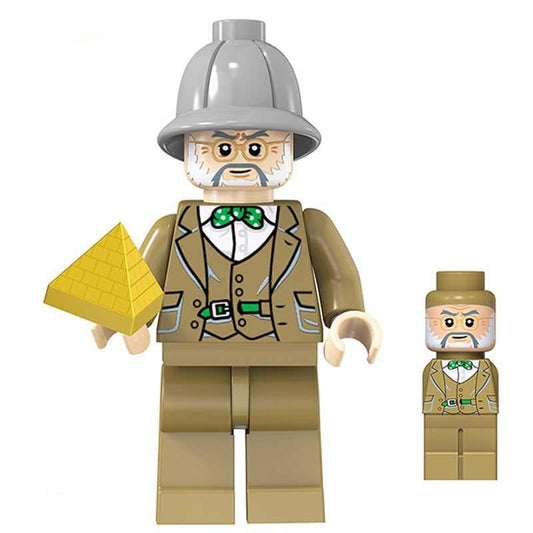 Indiana Jones Lego Custom Minifigure - Dr Henry Jones