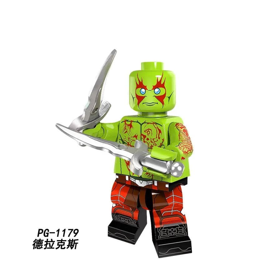 Marvel Lego Custom Minifigure - Drax the Destroyer