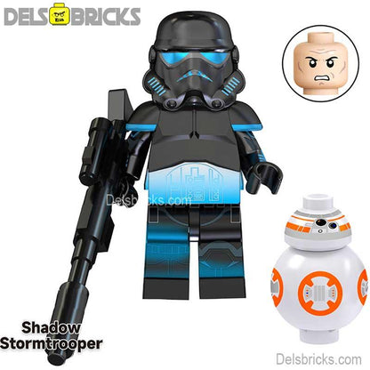 Star Wars Lego Custom Minifigure - Elite Shadow Stormtrooper