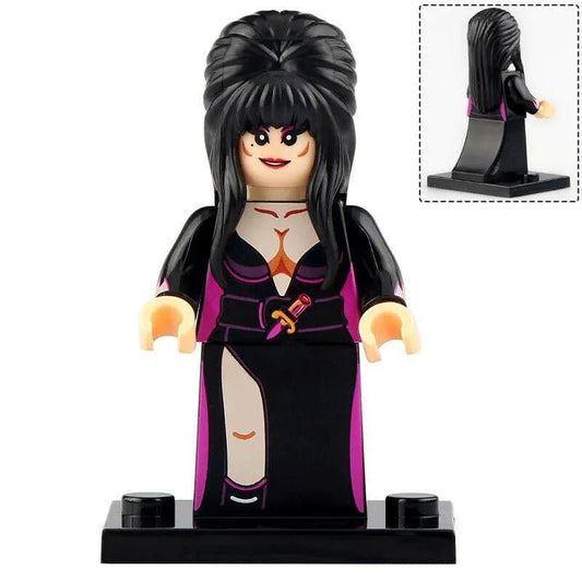 Movies Lego Custom Minifigure - Elvira Mistress of the Dark