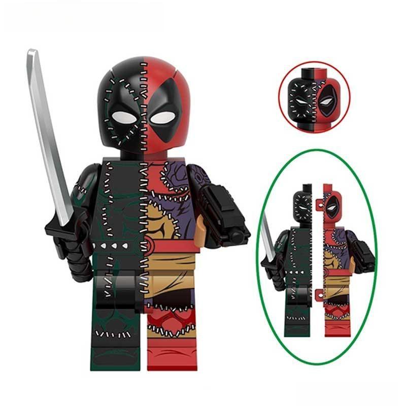 Marvel Lego Custom Minifigure - Evil Deadpool