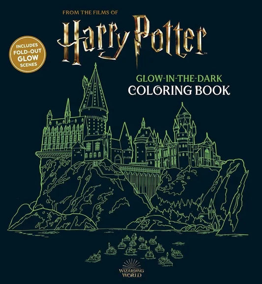 Harry Potter Paperback Book - Glow-In-The-Dark Coloring Book