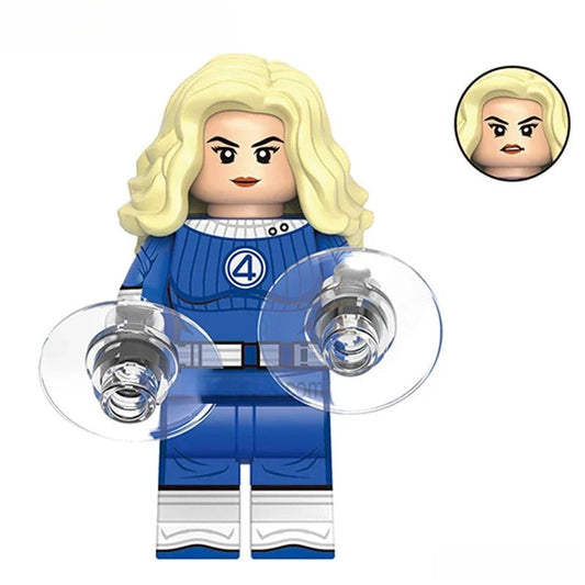Marvel Lego Custom Minifigure - Fantastic Four Sue Storm Invisible Woman 1