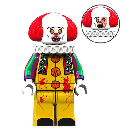 Movies Lego Custom Minifigure - Pennywise Stephen King's IT 1990 1