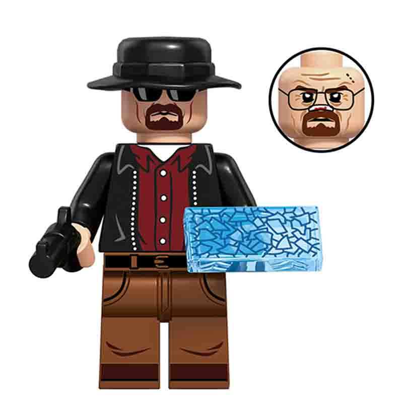 TV Lego Custom Minifigure - Walter White Heisenberg Breaking Bad 1