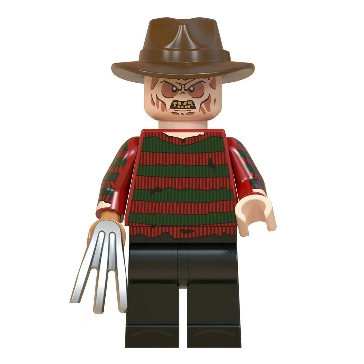 Movies Lego Custom Minifigure - Freddy Krueger Nightmare on Elm Street 1