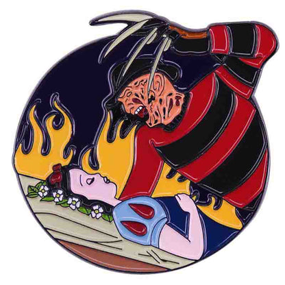 Movies Enamel Pins - Freddy Krueger Snow White mashup