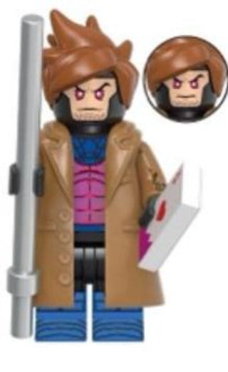 Marvel Lego Custom Minifigure - Gambit 2