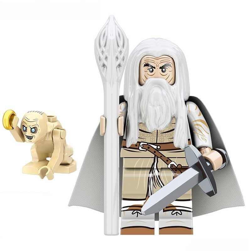 Movies Lego Custom Minifigure - Gandalf The White Lord of The Rings 2