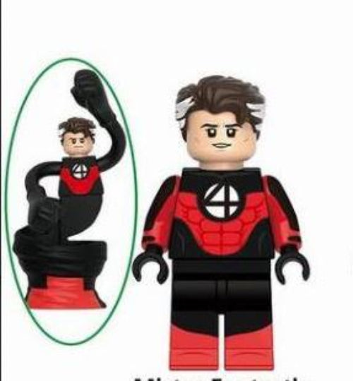Marvel Lego Custom Minifigure - Fantastic Four Reed Richards 8