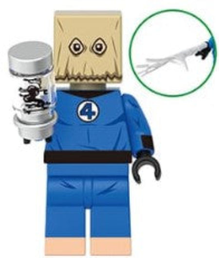 Marvel Lego Custom Minifigure - Spider-Man (Paper Bag Suit Edition)