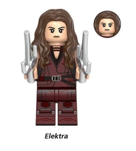 Marvel Lego Custom Minifigure - Elektra