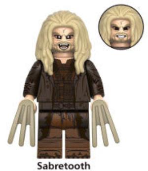 Marvel Lego Custom Minifigure - Sabretooth 2