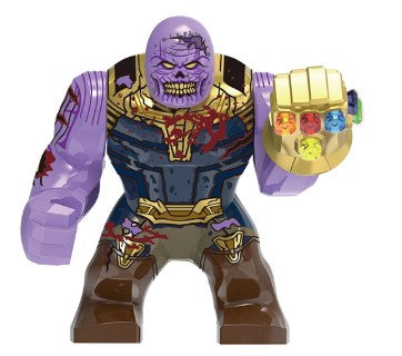 Marvel Lego Custom Minifigure - Zombie Thanos (Big Figure)