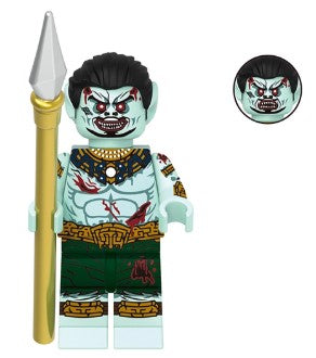 Marvel Lego Custom Minifigure - Zombie Namor