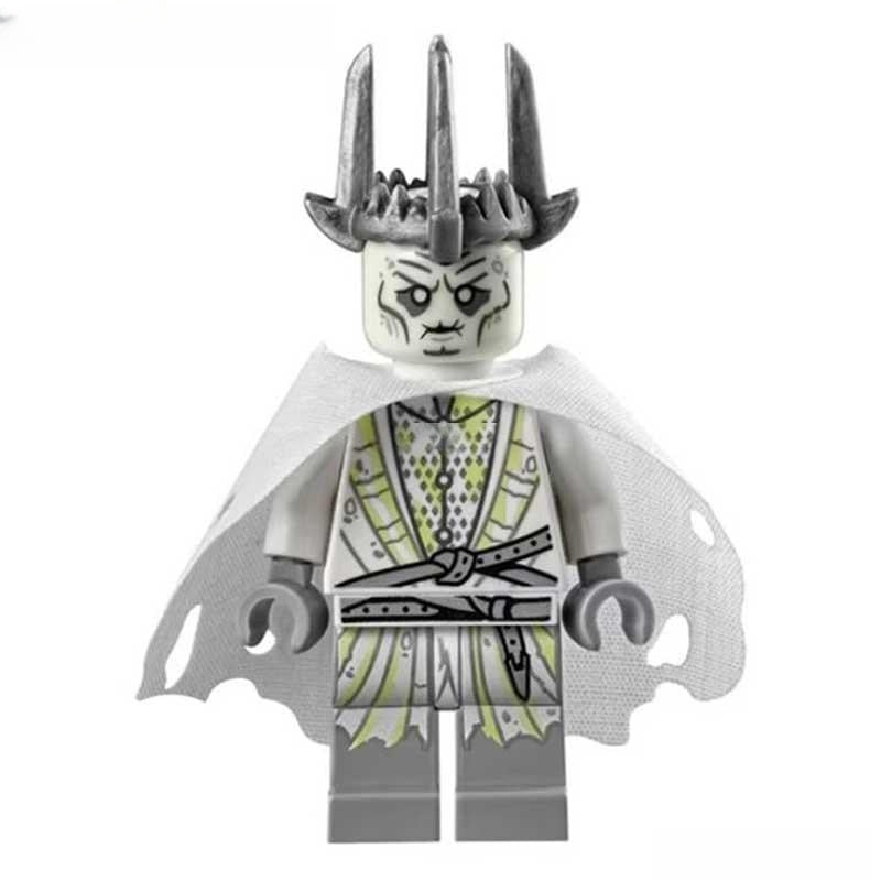 Movies Lego Custom Minifigure - Ghost King Necromancer Lord of The Rings