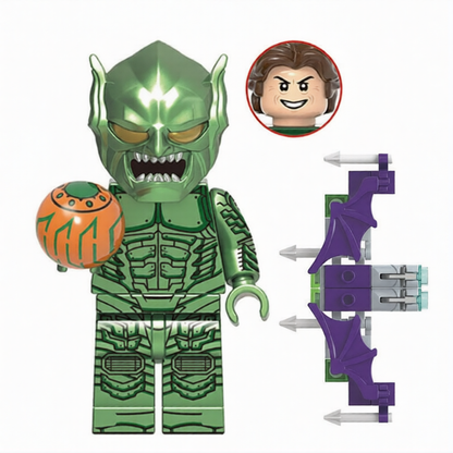 Marvel Lego Custom Minifigure - Green Goblin Spider-Man No Way Home