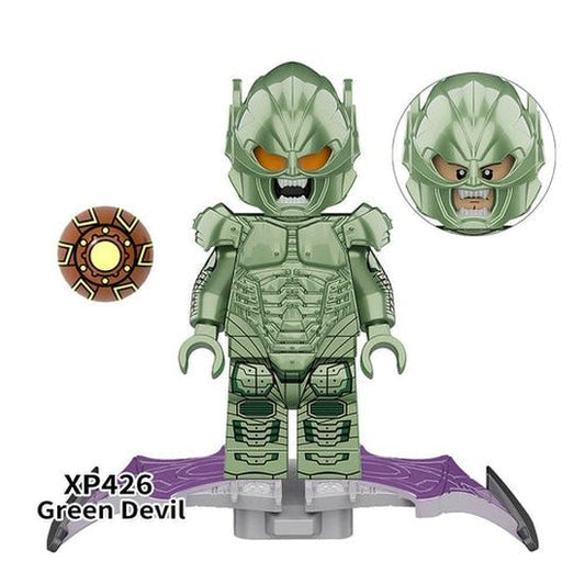 Marvel Lego Custom Minifigure - Green Goblin