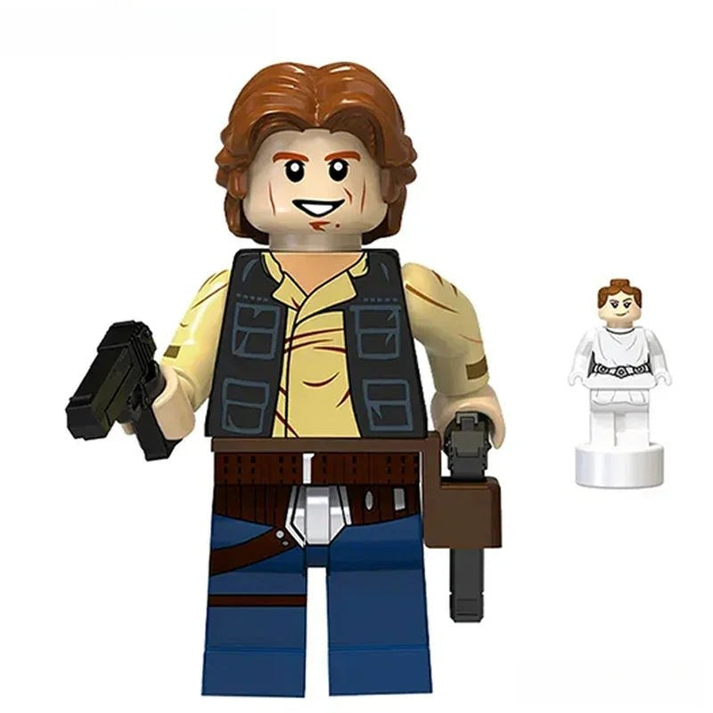 Star Wars Lego Custom Minifigure - Han Solo with Blaster